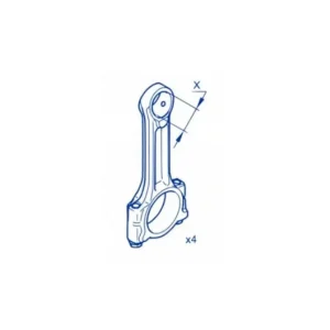 4 szt. korbowody tłokowe 1.5 dci 4 Dostępne od ręki