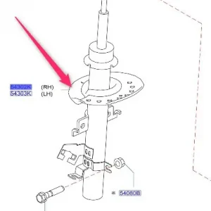 Amortyzator przód NISSAN Taniej