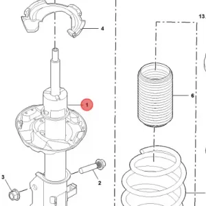 Amortyzator przód prawy mg S5 ev Obniżka ceny
