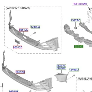Dodaj do koszyka Absorber zderzaka przedniego KIA ProCeed 20-25