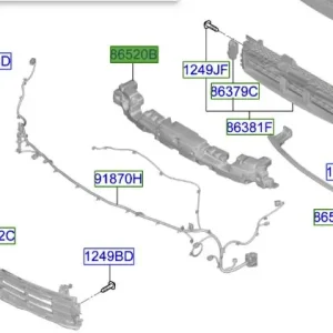 Absorber zderzaka przedniego Kia Sportage 2025 Zniżka