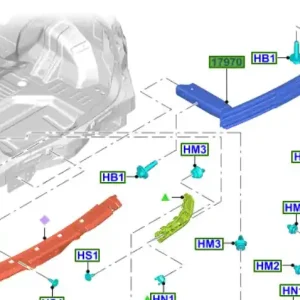 Belka zderzaka tył 2015FORD Bezpieczne zakupy