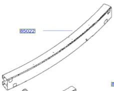 Hit cenowy Belka zderzaka tył NISSAN