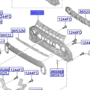 Atrapa chłodnicy przednia Kia Picanto 2024 Łatwy zwrot