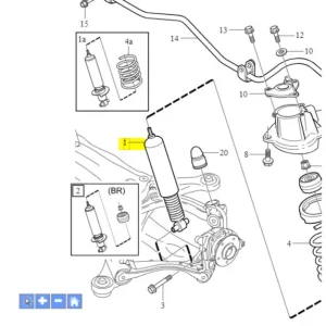 Szybka dostawa Amortyzator tylny nivomat S60 V70 XC70 Volvo