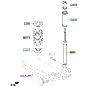 Amortyzator zawieszenia tylnego KIA RIO 20-25 Oferta czasowa