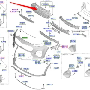 Atrapa chłodnicy grill 2018 2022 Hit cenowy