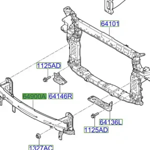 Belka przednia Kia Sorento 17-20 Rabat