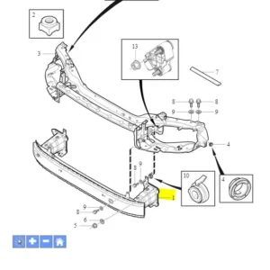 Belka zderzaka przedniego C30 Obniżka ceny
