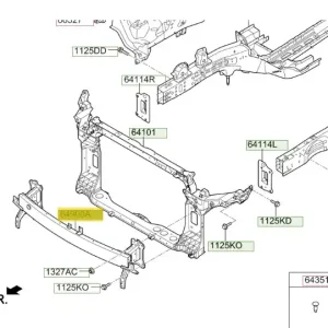 Promocja Belka zderzaka przedniego Hyundai Tucson (2016-2018)