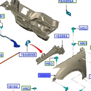 Szybka dostawa Błotnik przedni prawy kuga 20082012 FORD - wyprzedaż