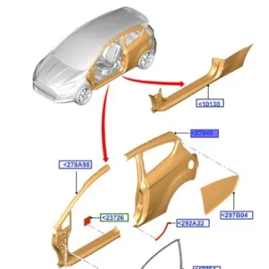 Tylko dziś Błotnik tylny lewy FORD