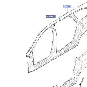 Darmowa dostawa Błotnik tylny lewy mk FORD