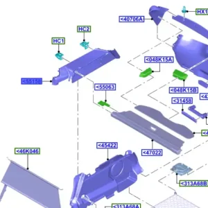 Boczek bagażnika mondeo MK5 FORD - wyprzedaż Zamów teraz