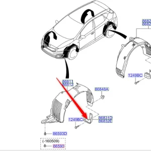 Tylko dziś Chlapacz lewy przód 2015 2018