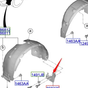 Chlapacz prawy przód Kia Sportage 20-23 Obniżka ceny