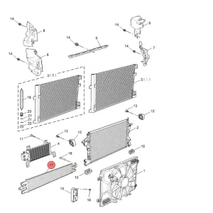 Darmowa dostawa Chłodnica skrzyni biegów MG3 2024 hybryda