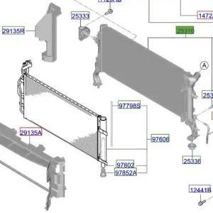Chłodnica wody /CD/ 1.6TCI Kia ProCeed 20-25 Oferta limitowana