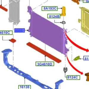 Bestseller Chłodnica wody MK3 2011 2019 FORD