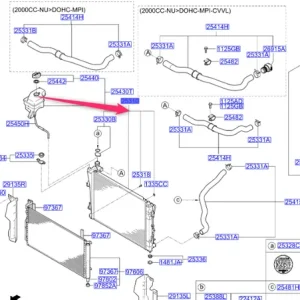 Chłodnica wody optima 20102013 KIA - wyprzedaż Kup online