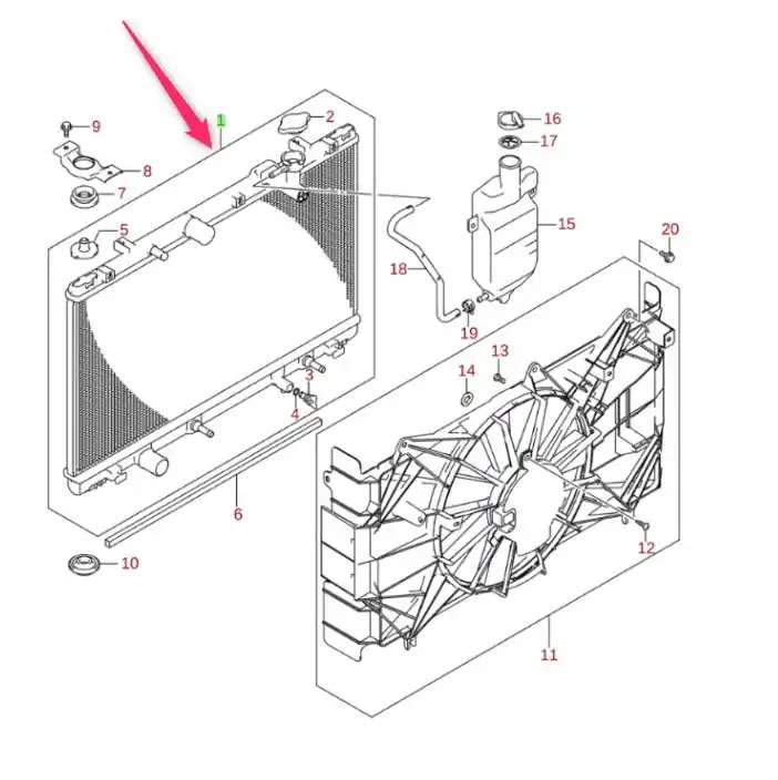 Bezpieczne zakupy Chłodnica wody Suzuki