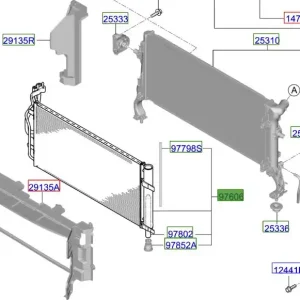 Darmowa dostawa Chlodnica klimatyzacji Kia ProCeed 20-25