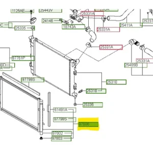 Taniej Chłodnica klimatyzacji Hyundai I30 (2016) OE - wyprzedaż
