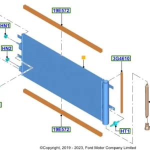 Łatwy zwrot Chłodnica klimatyzacji mondeo MK5 FORD