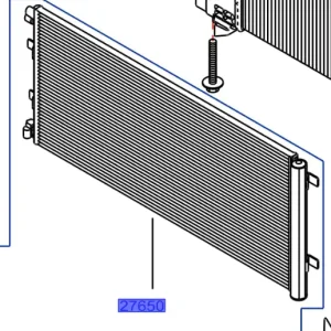 Łatwy zwrot Chłodnica klimatyzacji NV400 2016 NISSAN - wyprzedaż