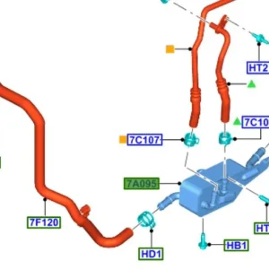 Okazja Chłodnica oleju mondeo MK5 kuga FORD