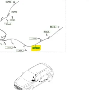 Cięgno hamulca ręcznego Hyundai I30 Ograniczona ilość
