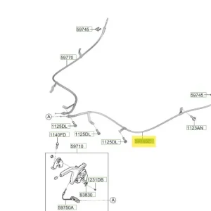 Cena promocyjna Cięgno hamulca ręcznego Hyundai I30 - wyprzedaż