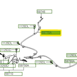Cięgno hamulca ręcznego Hyundai IX35 Ekspresowa dostawa