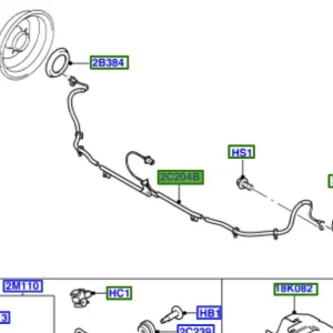 Wyjątkowa oferta Czujnik abs koła tylnego fiesta fusion 01-12 FORD - wyprzedaż