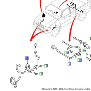Tani Czujnik abs lewy przód 20022009