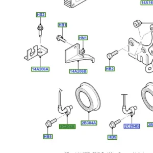 Czujnik abs przedniego koła fiest / puma 9701 FORD - wyprzedaż Oferta