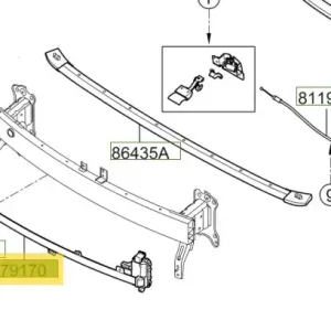 Darmowa dostawa Czujnik aktywnej maski silnika Hyundai Tucson (2016-2018)
