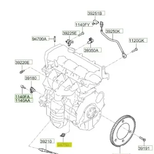 Dodaj do koszyka Czujnik cisnienia oleju Hyundai I30 - wyprzedaż