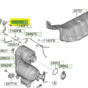 Kup teraz Czujnik cisnienia spalin Hyundai I40 / IX35 / Tucson