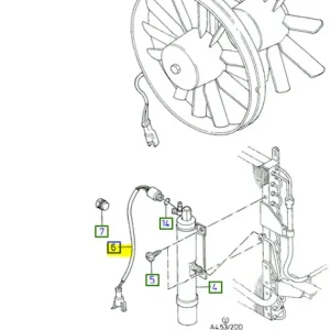 Czujnik ciśnienia klimatyzacji sierra escort orion fiesta granada FORD - wyprzedaż Oferta czasowa