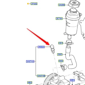 Czujnik ciśnienia wspomagania kierownicy FORD - wyprzedaż Ostatnia szansa