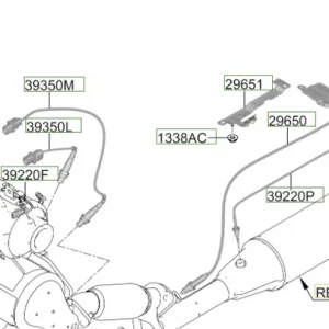Bezpieczne zakupy Czujnik cząstek stałych Hyundai Tucson (2018) OE - wyprzedaż