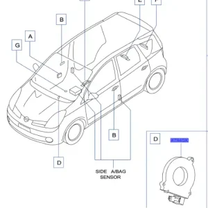 Łatwy zwrot Czujnik kąta skrętu N.Qa J10E - wyprzedaż