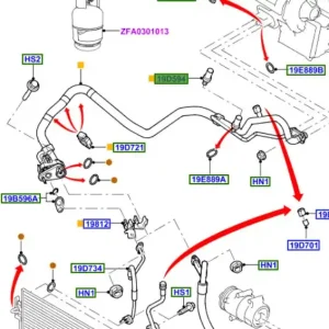 Szybka wysyłka Czujnik klimatyzacji Ford Mondeo MK4 - wyprzedaż