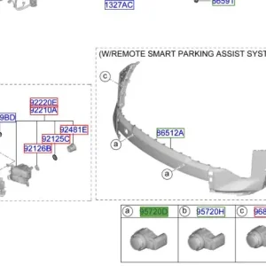 Tani Czujnik parkowania Kia Sportage 2025