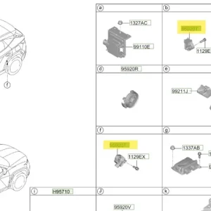 Czujnik poduszki powietrza Hyundai Tucson - wyprzedaż Popularny