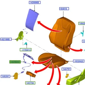 Ostatnie sztuki Czujnik poduszki powietrznej focus 20112019 FORD - wyprzedaż