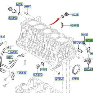 Czujnik położenia wału korbowego Ford Mondeo MK4 - wyprzedaż Wybór klientów