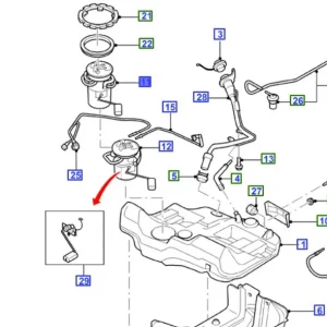 Dodaj do koszyka Czujnik poziomu paliwa mondeo 20002007 FORD - wyprzedaż