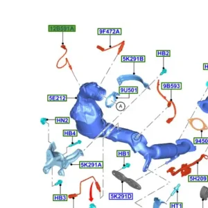 Nowy Czujnik temperatury katalizatora mondeo mk4/5 edge 15smax galaxy FORD